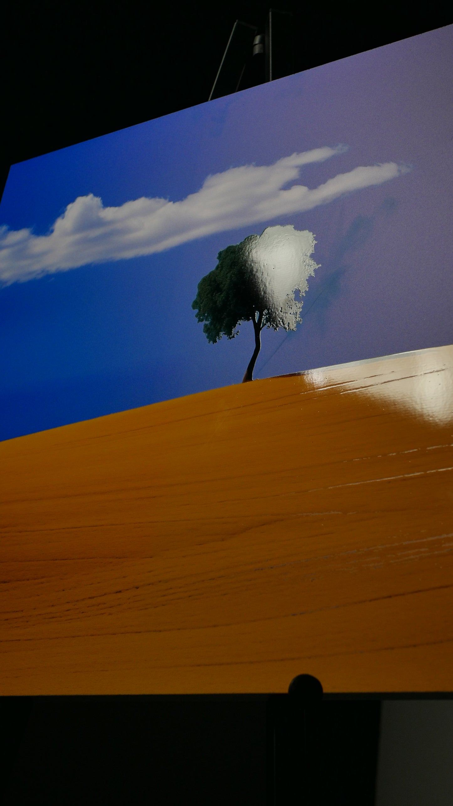 Natura - Disegno campo di grano stile Franco Fontana | Effetto lucido