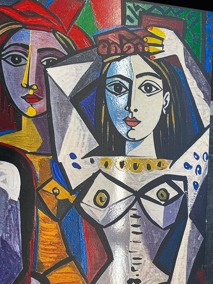 Ispirazione Picasso - Donne che ballano | Stampa piatta HD o in 3D