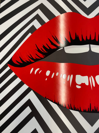 Pop-Art - Amerikanische Stadt im Pop-Art-Stil | HD-Flach- oder 3D-Druck
