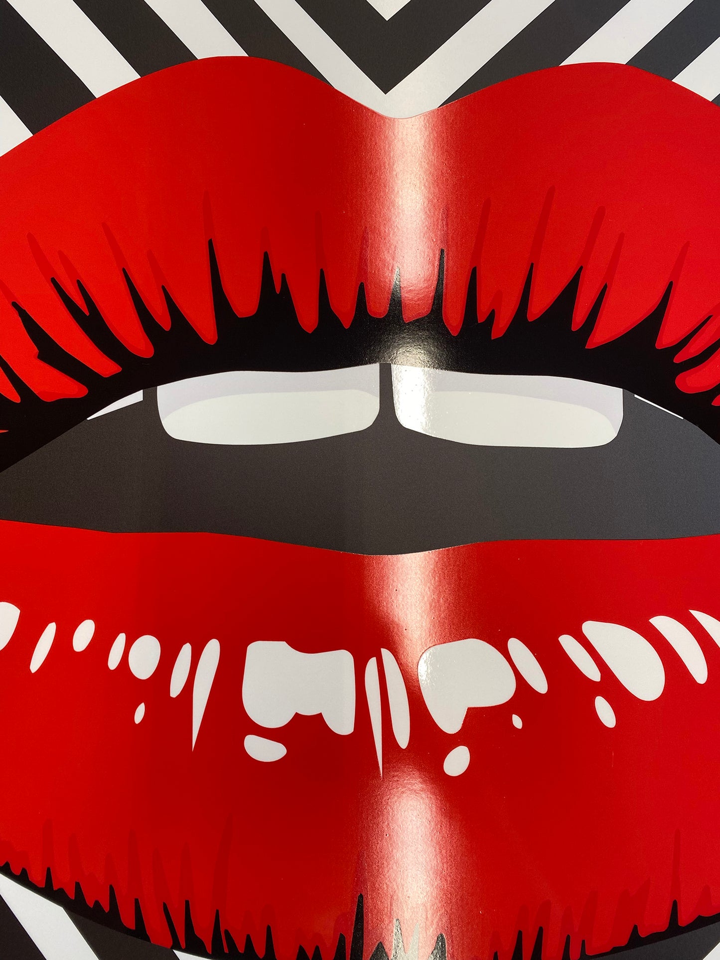 Pop-Art - Amerikanische Stadt im Pop-Art-Stil | HD-Flach- oder 3D-Druck