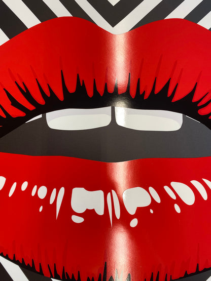 Pop-Art - Amerikanische Stadt im Pop-Art-Stil | HD-Flach- oder 3D-Druck