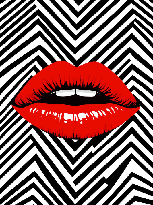 Pop art - Pop art lips | Effetto lucido