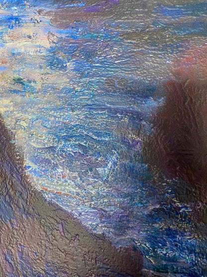 Monet - Rocce a Port-Goulphar | Stampa piatta HD o in 3D