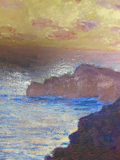Monet - Rocce a Port-Goulphar | Stampa piatta HD o in 3D