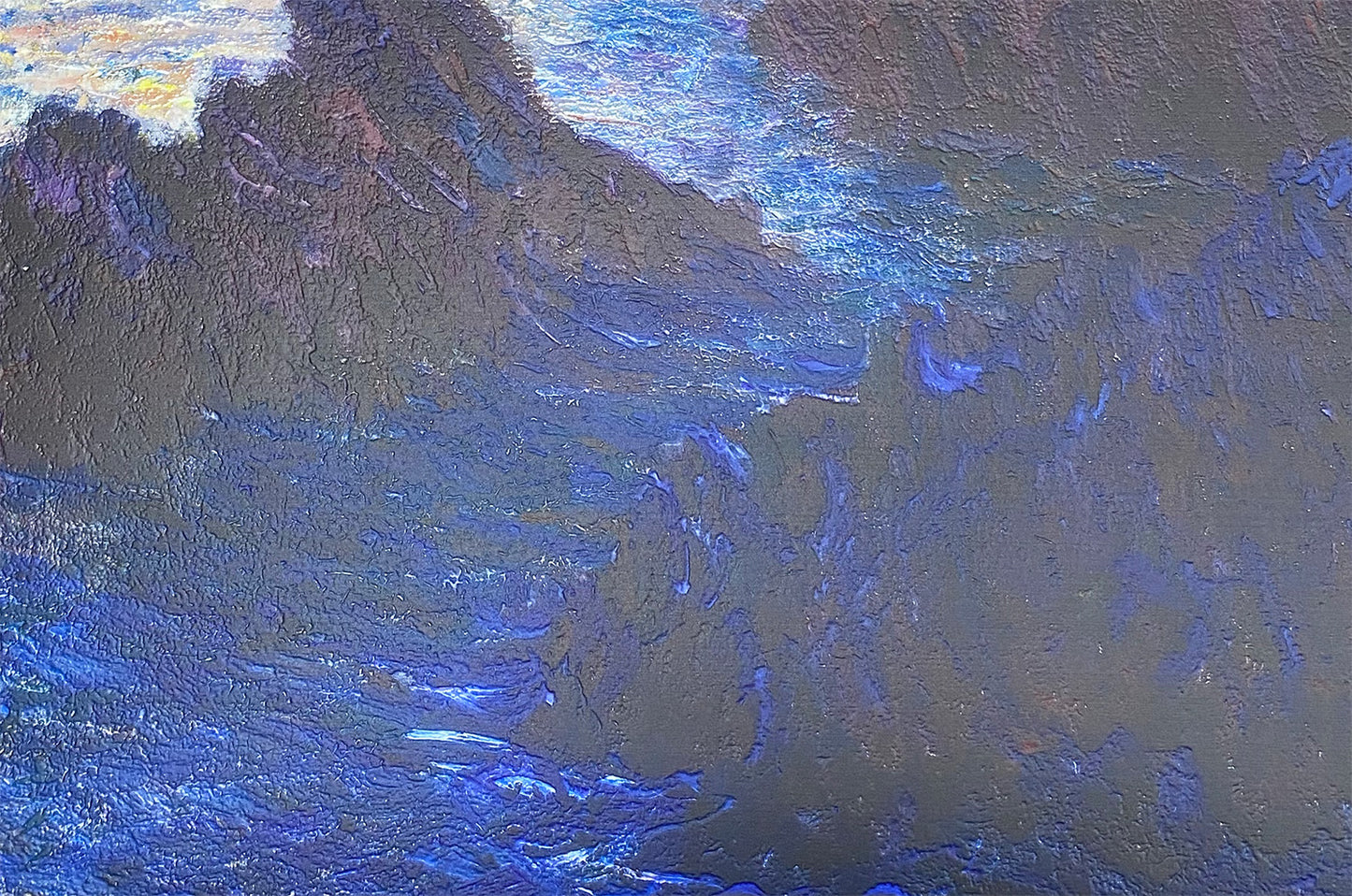 Monet - Rocce a Port-Goulphar | Stampa piatta HD o in 3D