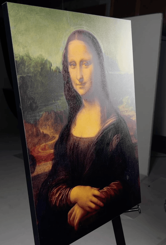 Da Vinci - La Gioconda | Effetto lucido - Materico