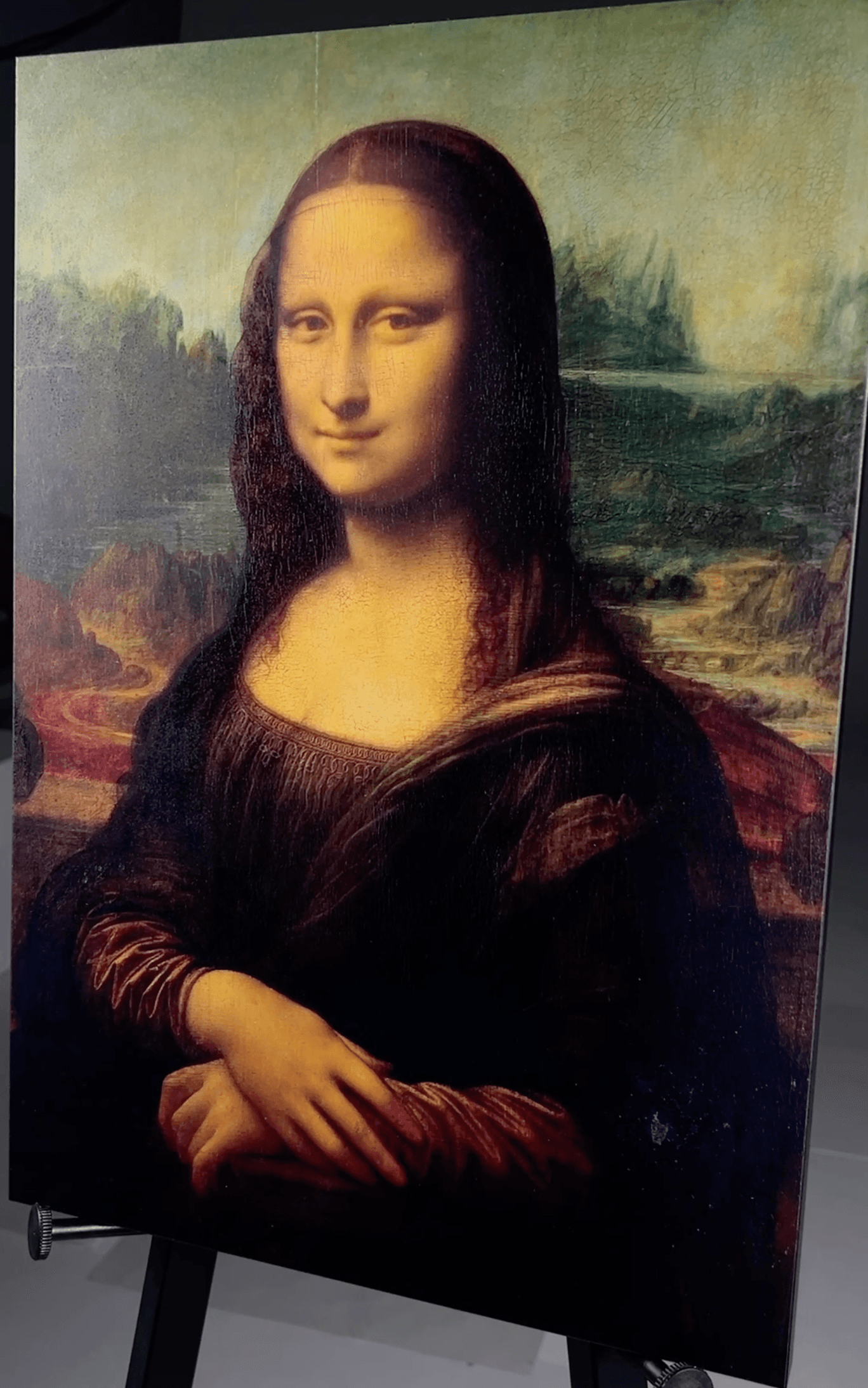 Da Vinci - La Gioconda | Effetto lucido - Materico