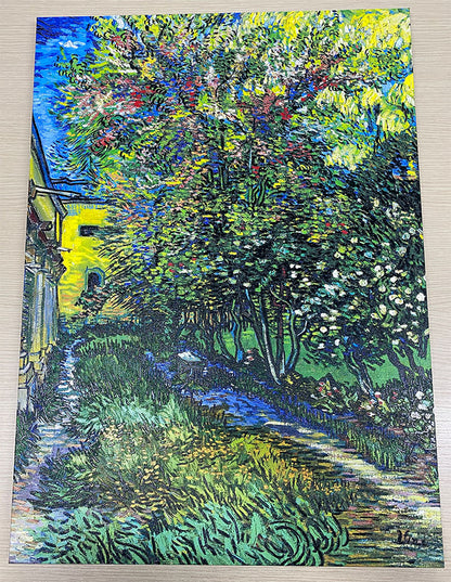 Van Gogh - Sentiero del giardino del manicomio di Saint-Rémy | Stampa piatta HD o in 3D