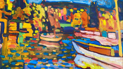 Klimt - Garden with Sunflowers | Glossy Effect