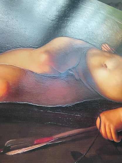 Caravaggio - Cupido che dorme | Stampa piatta HD o in 3D