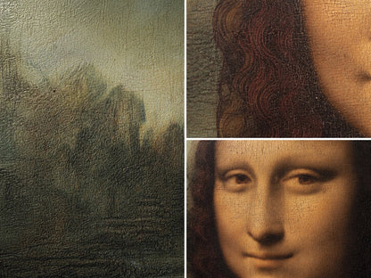 La Gioconda di Leonardo da Vinci – Edizione Limitata numerata | Su Legno di Pioppo con Cornice Dorata