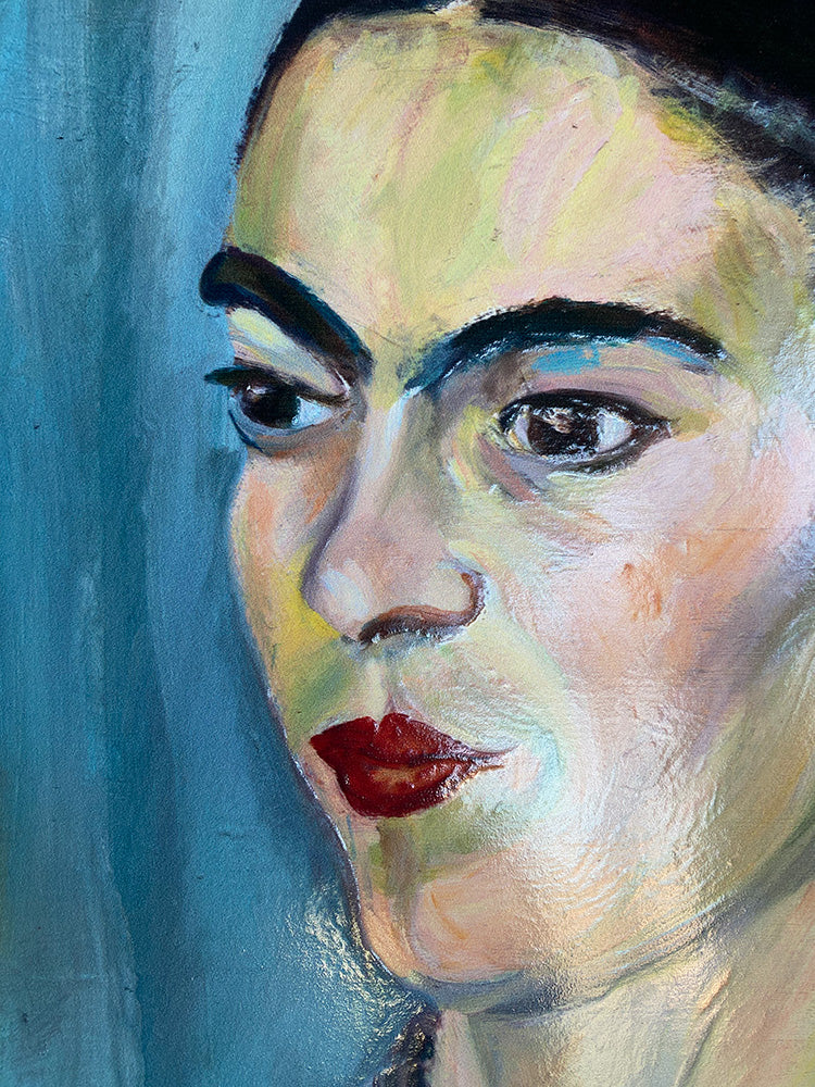 Ritratto di Frida Kahlo | Stampa piatta HD o in 3D