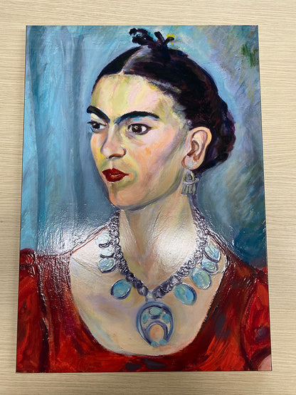 Ritratto di Frida Kahlo | Stampa piatta HD o in 3D