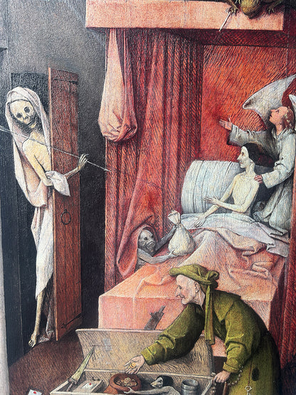 Bosch - La morte dell'avaro | Stampa piatta HD o in 3D