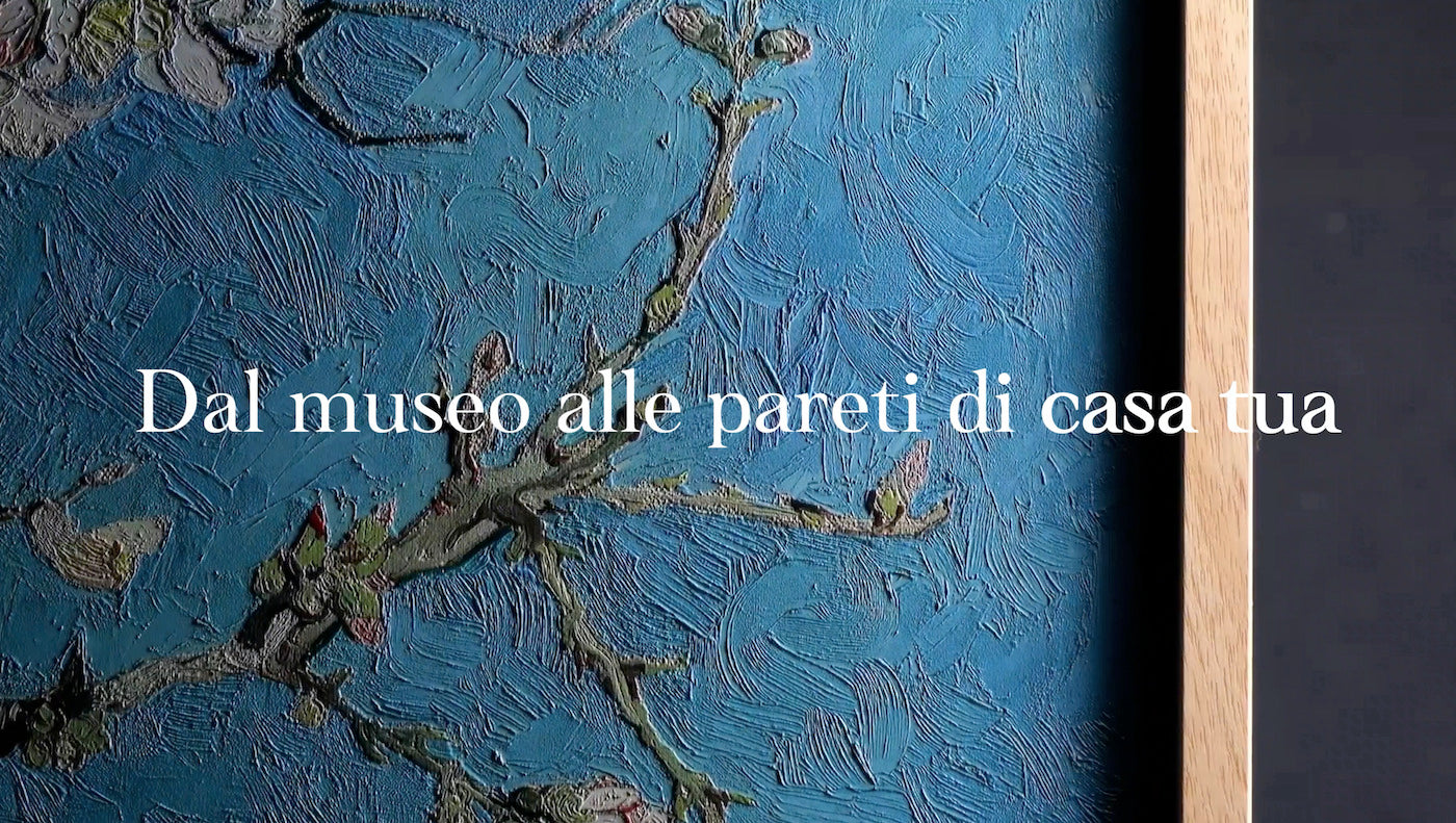 Carica il video: video che mostra i dettagli delle pennellate