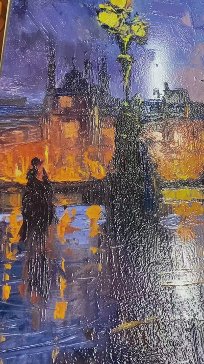 Travel - London in the rain | 3D HD flat print