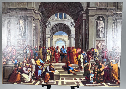 Raffaello - La Scuola di Atene | Stampa piatta HD o in 3D