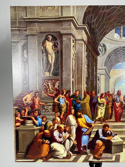 Raffaello - La Scuola di Atene | Stampa piatta HD o in 3D