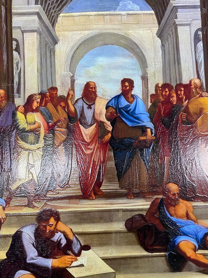 Raffaello - La Scuola di Atene | Stampa piatta HD o in 3D